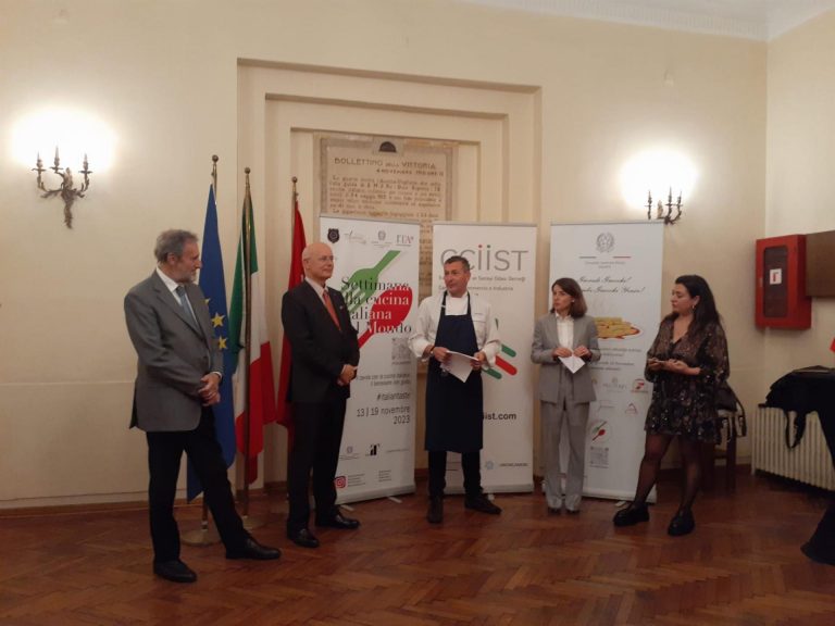 conferenza stampa camera di commercio istanbul cucina italiana